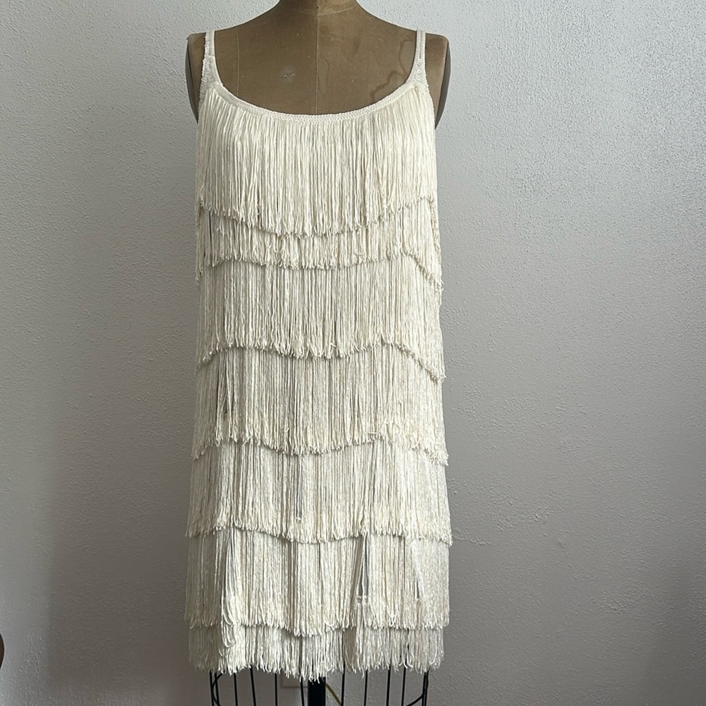 Calypso st Barth fringe dress size L